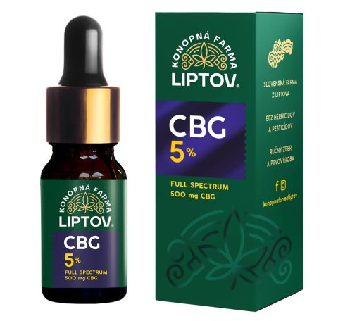 CBG olej 5 % full spectrum – premium