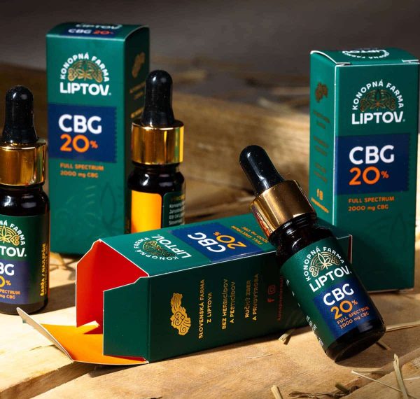 CBG olej 20 % full spectrum – premium | Konopná farma Liptov