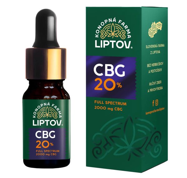 CBG olej 20 % full spectrum – premium
